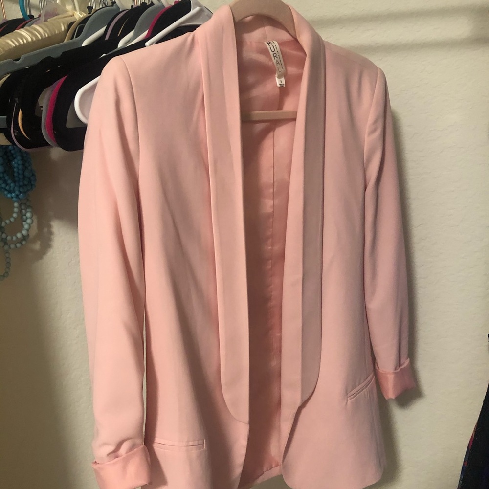 Pink blazer